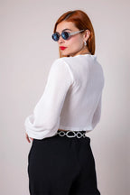 BLUSA PLISADA B-M 9083.