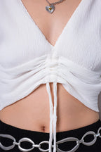 BLUSA PLISADA B-M 9083.