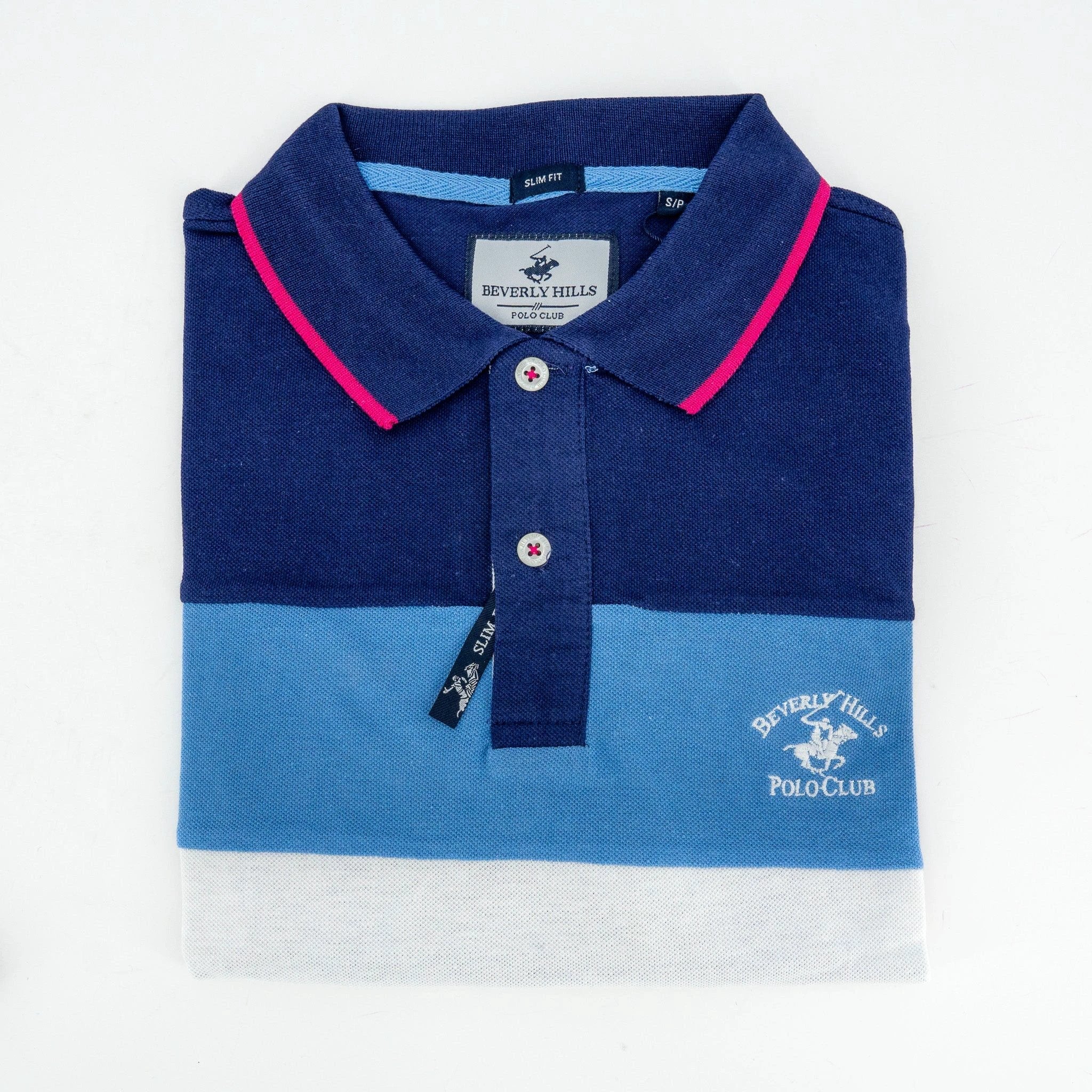 Poloshirt Beverly Hills Mangas Cortas Combinado P/ Caballeros by Beverly Hills