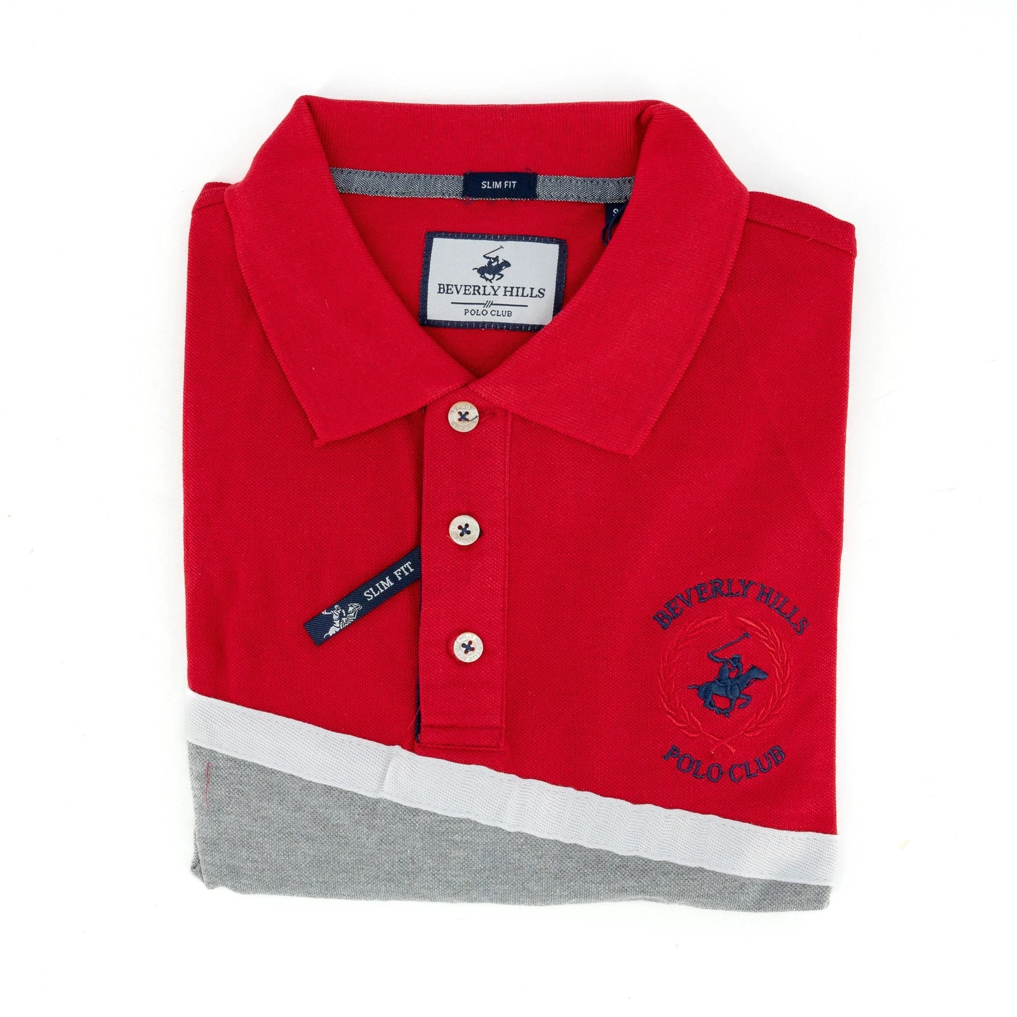 Poloshirt Beverly Hills Mangas Cortas Combinado P/ Caballeros by Beverly Hills