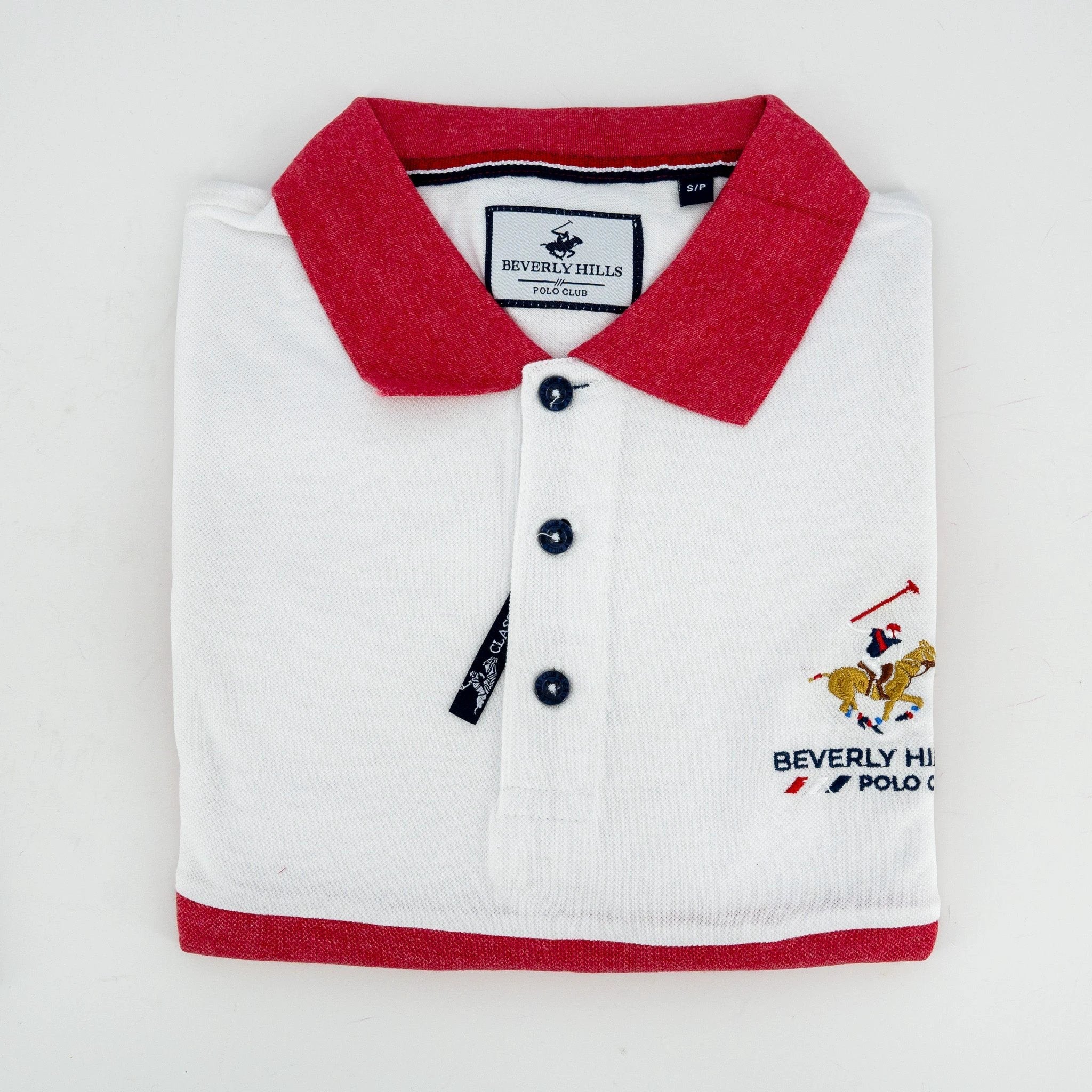 Poloshirt Beverly Hills Mangas Cortas Combinado P/ Caballeros by Beverly Hills