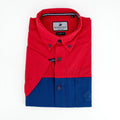 Camisa Beverly Hills Mangas Cortas Combinada P/ Caballeros by Beverly Hills