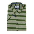 Camisa Beverly Hills Mangas Cortas Rayas P/ Caballeros by Beverly Hills