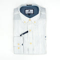 Camisa Beverly Hills Mangas Largas Rayas P/ Caballeros by Beverly Hills