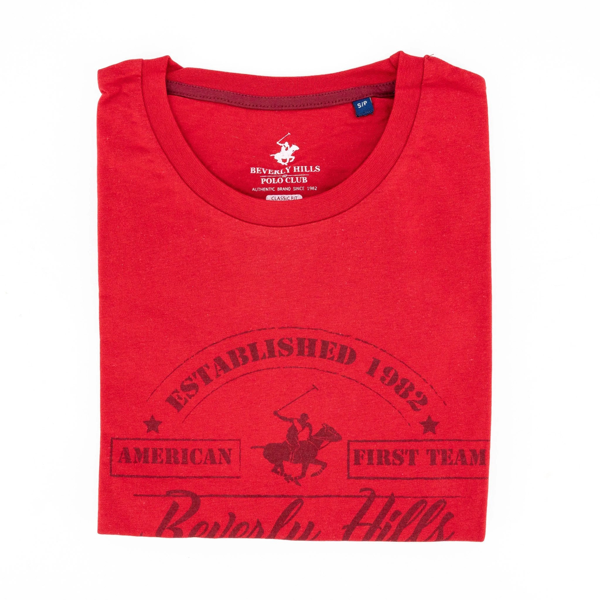 Camiseta Beverly Hills Mangas Cortas Estampada P/ Caballeros by Beverly Hills