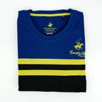 Camiseta Beverly Hills Mangas Cortas Rayas P/ Caballeros by Beverly Hills