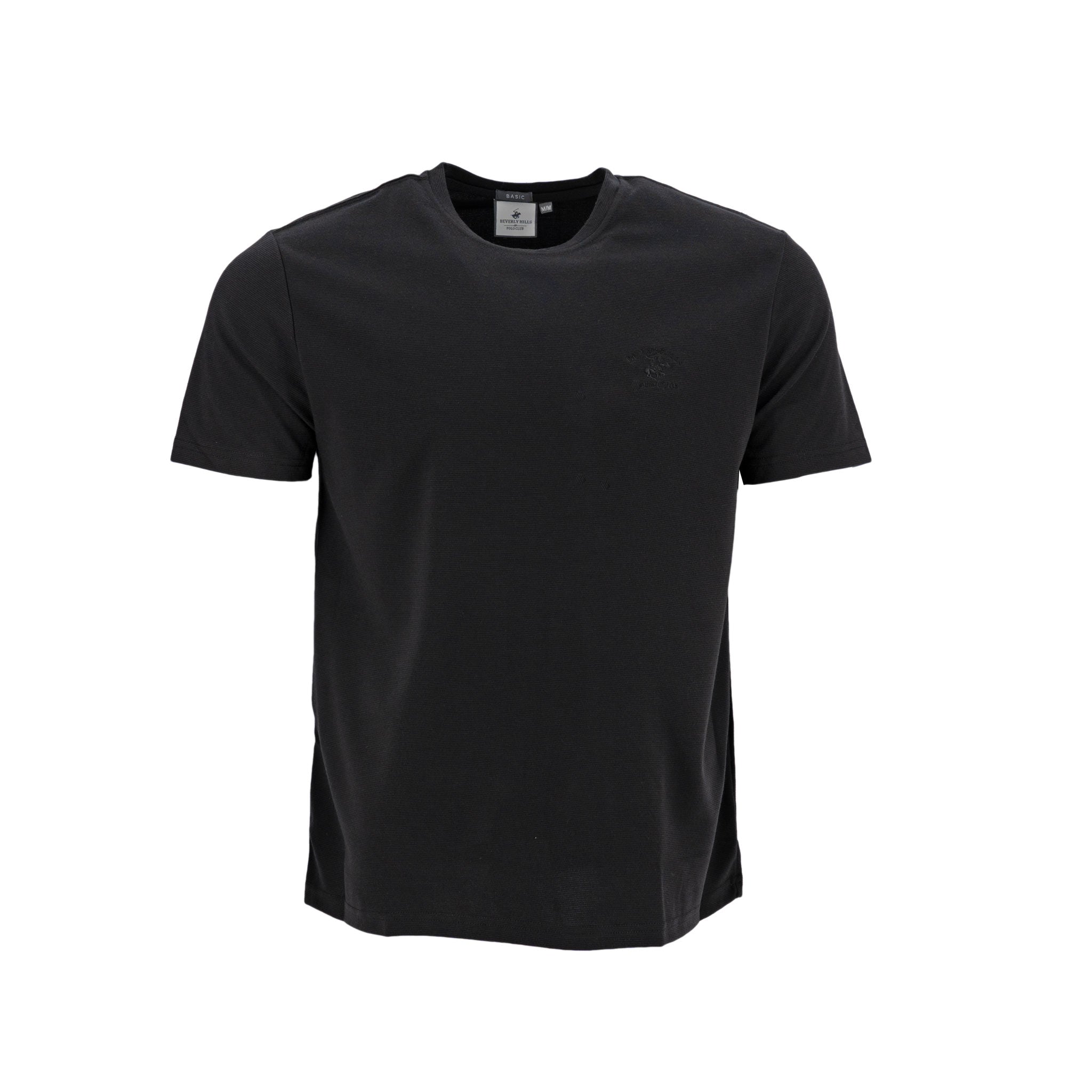 Camiseta Beverly Hills Mangas Cortas Lisa para Caballeros