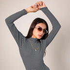 BODY MANGA LARGA RAYAS B-F 8569.