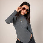 BODY MANGA LARGA RAYAS B-F 8569.