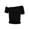 Blusa Blashe Mangas Cortas Lisa Para Damas by Iris