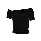Blusa Blashe Mangas Cortas Lisa Para Damas by Iris