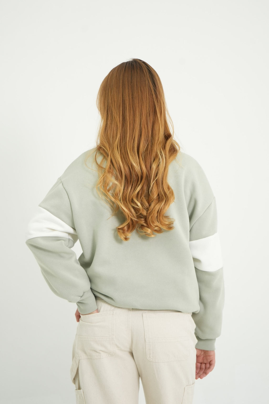 BUZO OVERSIZE CUELLO REDONDO 7226 - Kliquea