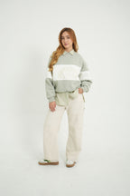 BUZO OVERSIZE CUELLO REDONDO 7226 - Kliquea