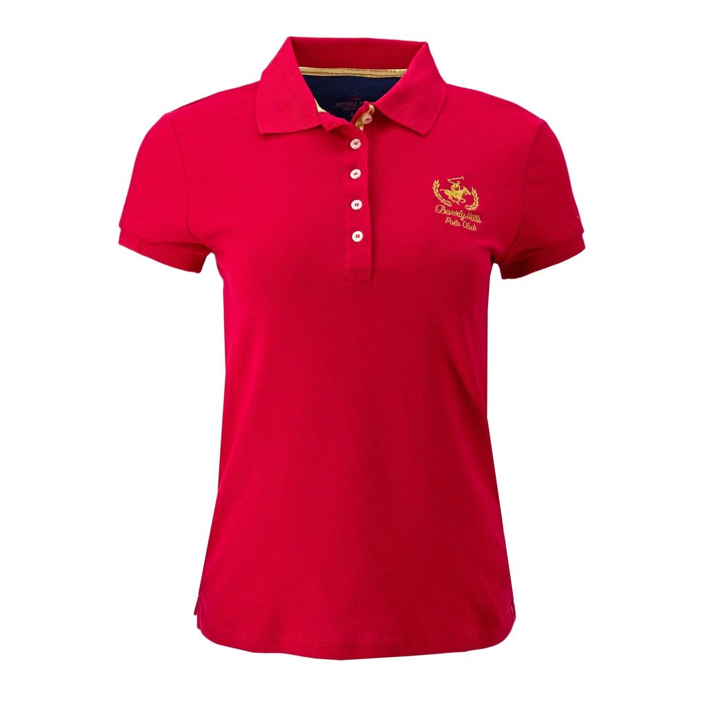Poloshirt Beverly Hills Mangas Cortas Liso Para Damas by Beverly Hills