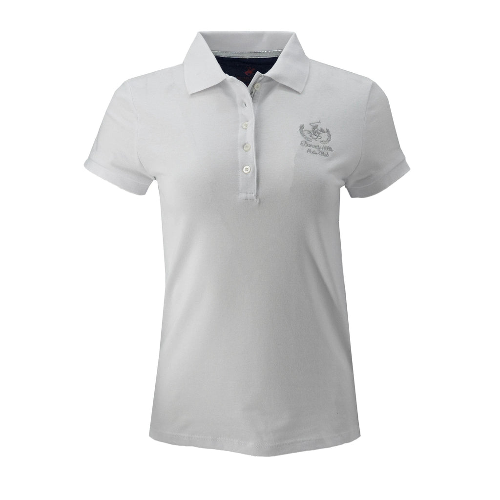 Poloshirt Beverly Hills Mangas Cortas Liso Para Damas by Beverly Hills