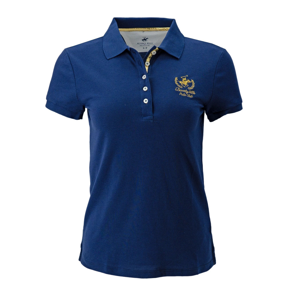 Poloshirt Beverly Hills Mangas Cortas Liso Para Damas by Beverly Hills