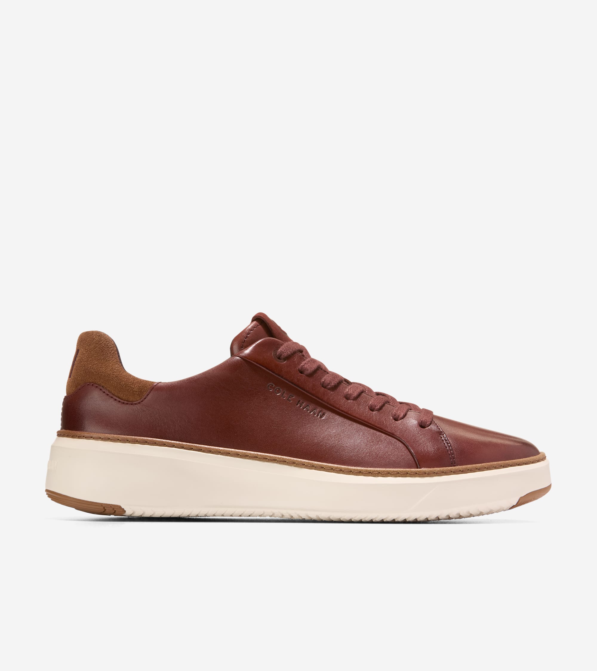 C41229:DK BRICK / NEW CARAMEL / IVORY