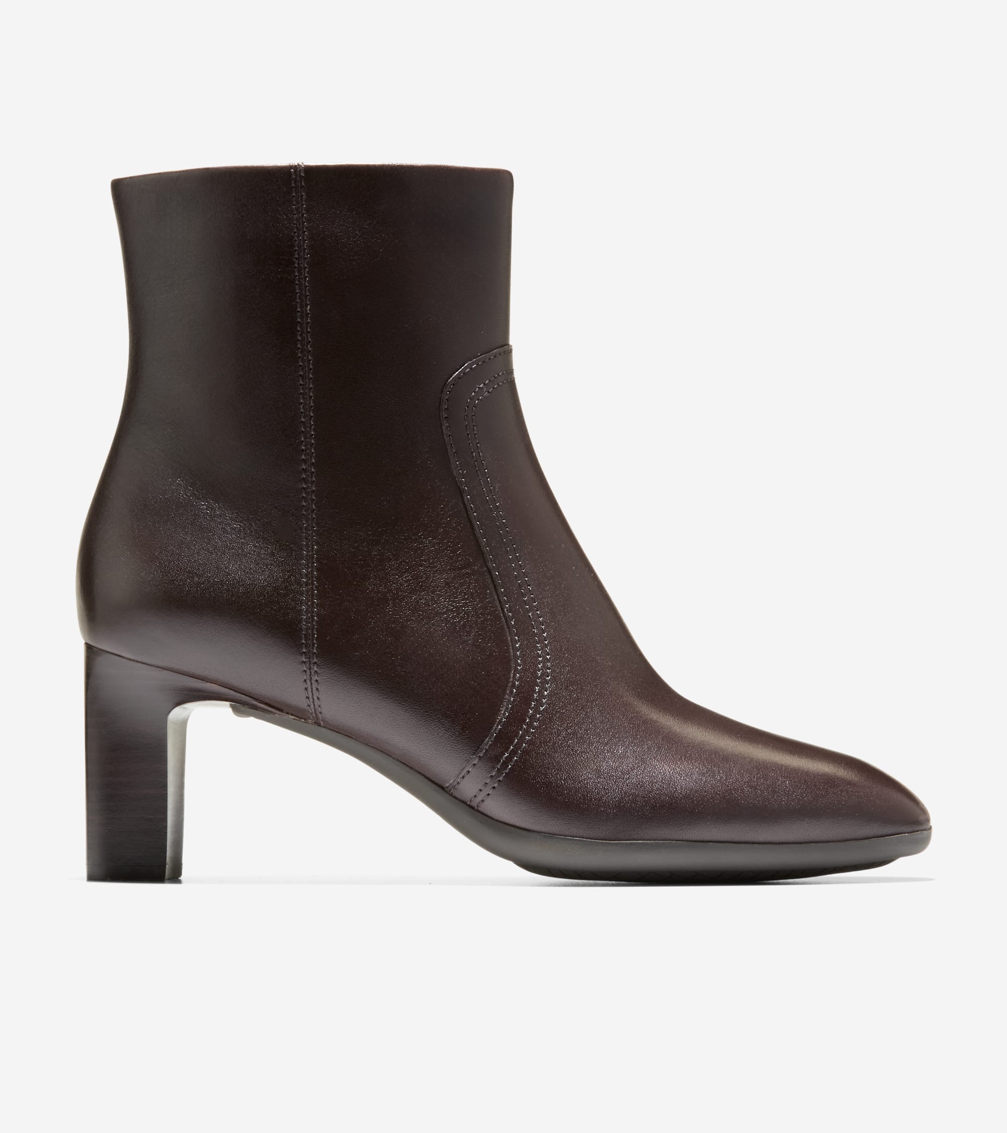 W35187:CH DK CHOCOLATE LTHR/ DK BROWN STACK