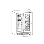 Vinera Empotrable DRIJA LED Inverter Acero Inoxidable BERE 20