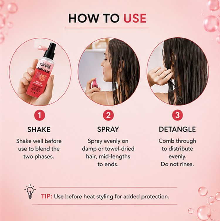 NIRVEL BIPHASE BIOTIN / KERATIN SPRAY 100ML