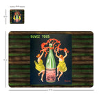 Individuales Reversibles set de 6 rectangular 41*27 cm + 6 Portavasos Buves Tous