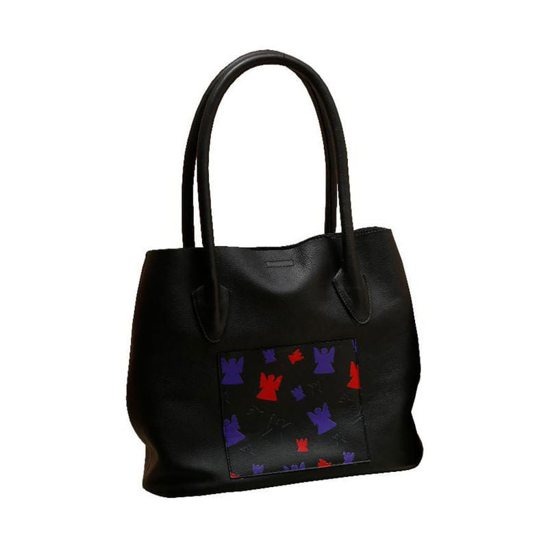 Bolso Tus Angeles Pocket Negro