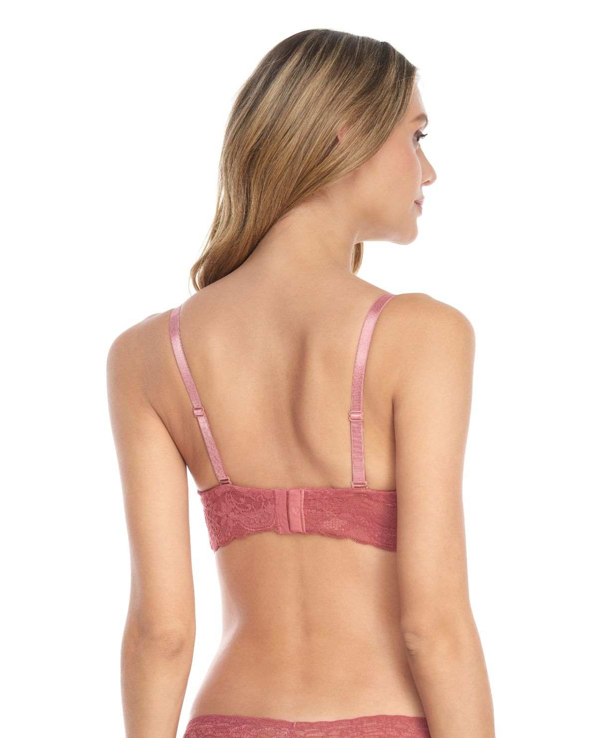 Brasier cubrimiento medio con encaje y varillas laterales, diseño multiuso.