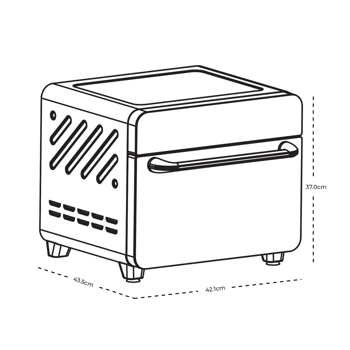 Horno freidora de aire DRIJA BRUSCHETTA 25L-B