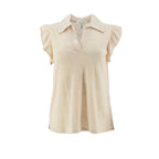 Blusa Rio+Rain Mangas Cortas Lisa P/ Damas by Rio+rain