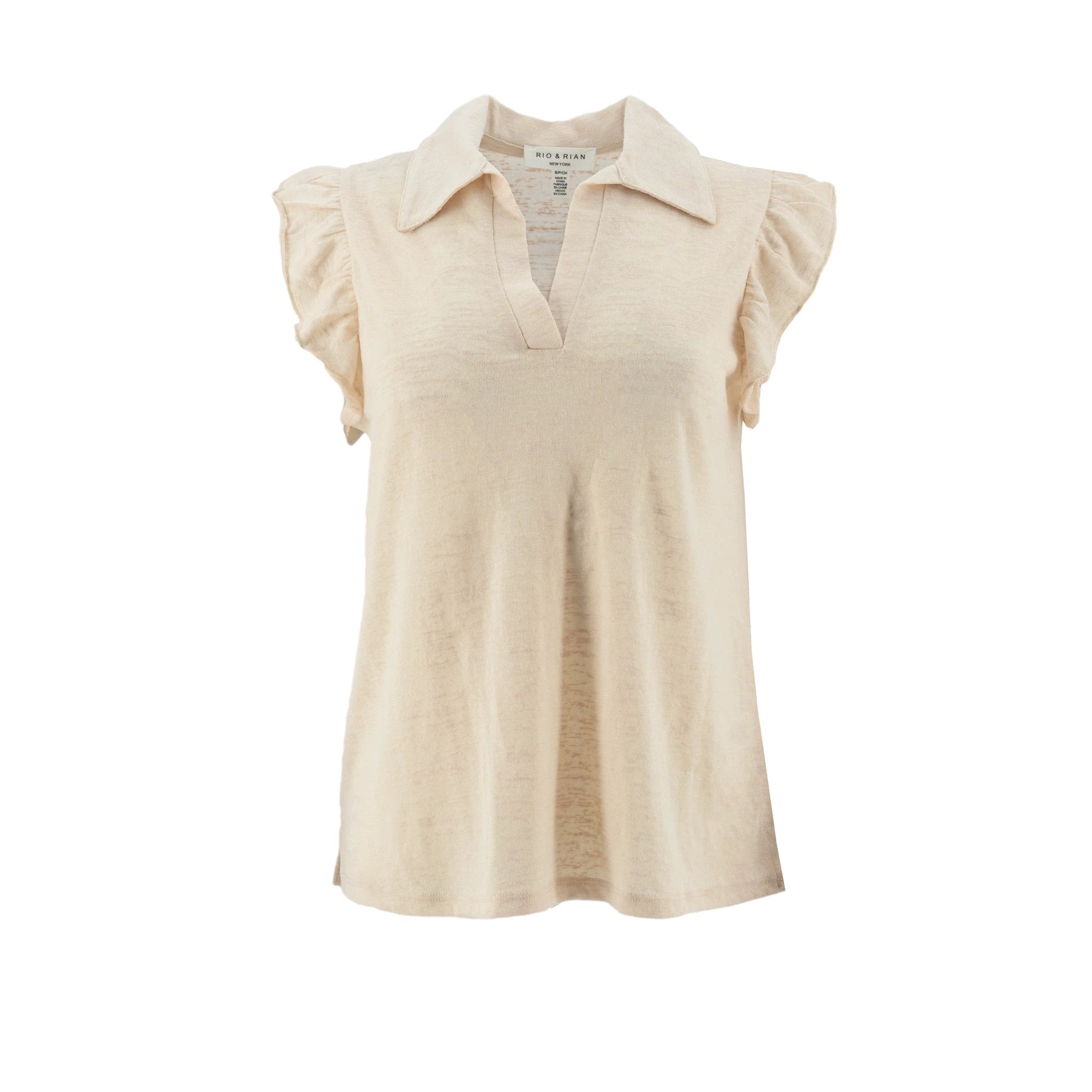 Blusa Rio+Rain Mangas Cortas Lisa P/ Damas by Rio+rain