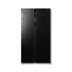Refrigeradora Side by Side TCL M/P520SBGB 18 cu.ft. Inverter Glass Black