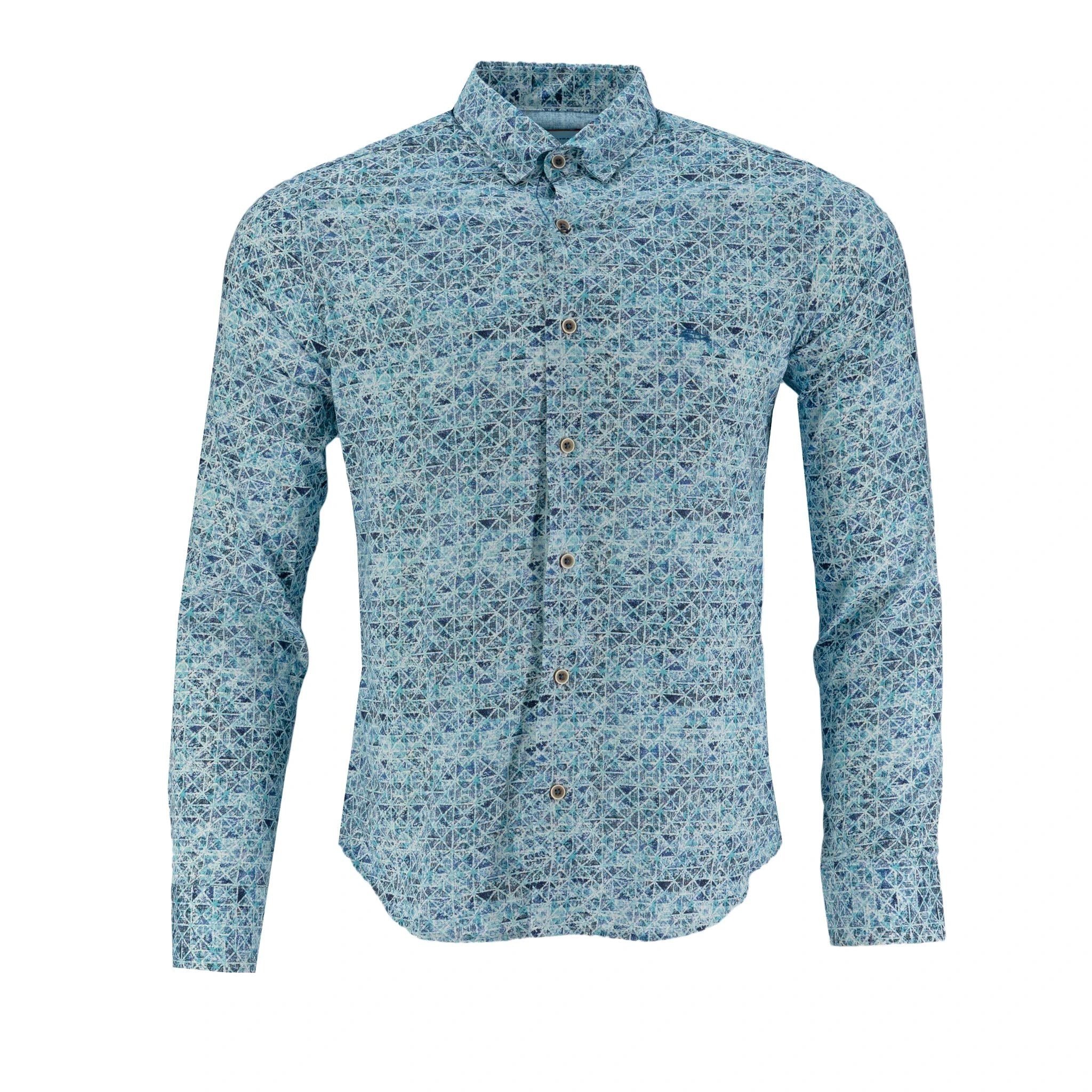 Camisa Dario Beltran Mangas Largas Estampada Para Caballeros by Dario Beltran