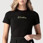T-shirt women, color/material negro, marca Monastery – vista 3
