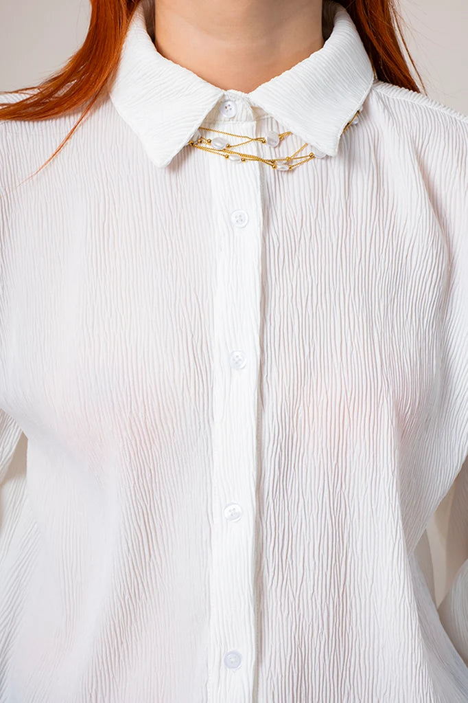 CAMISA PLISADA B-C 8524 - Kliquea