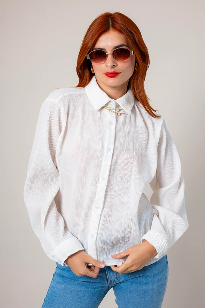 CAMISA PLISADA B-C 8524 - Kliquea
