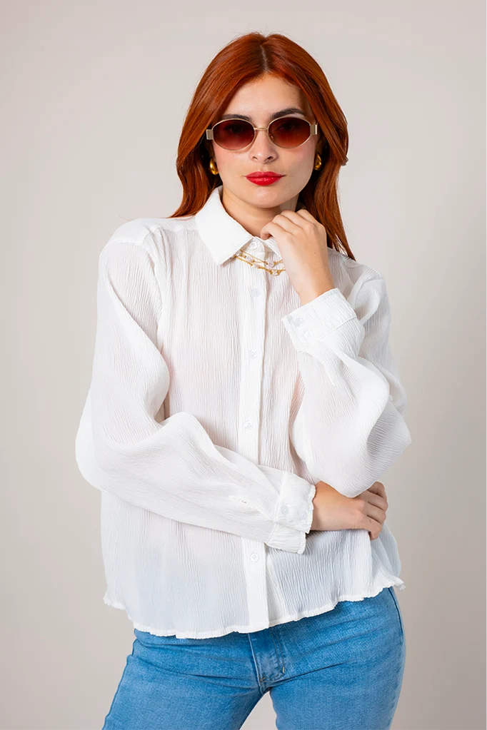 CAMISA PLISADA B-C 8524 - Kliquea