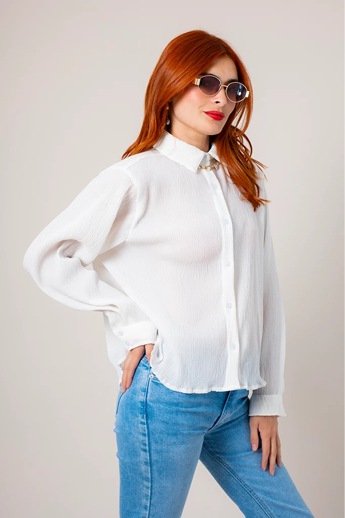 CAMISA PLISADA B-C 8524 - Kliquea