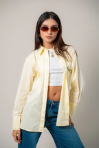 CAMISA POPELINA BORDADA E-M 8543 - Kliquea