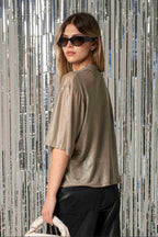 CAMISETA OVERSIZE MESH 7875 - Kliquea