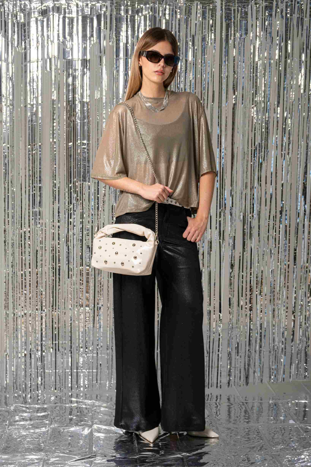 CAMISETA OVERSIZE MESH 7875 - Kliquea