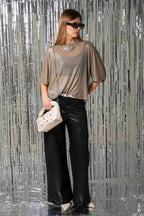 CAMISETA OVERSIZE MESH 7875 - Kliquea