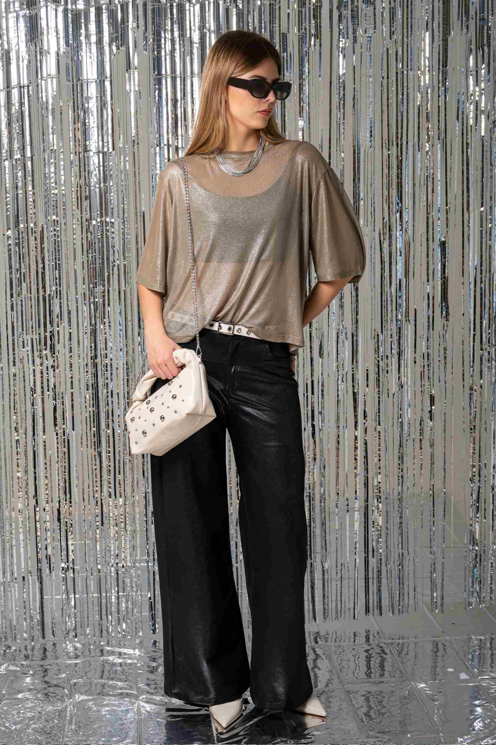 CAMISETA OVERSIZE MESH 7875 - Kliquea