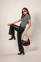 CAMISETA SLIM FIT RAYAS T-M 8495.