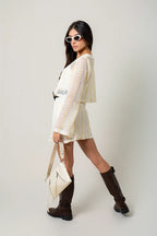 CARDIGAN EFECTO CROCHET B-M 9377 - Kliquea