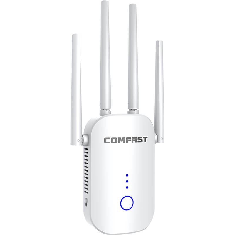 Repetidor WIFI 4 Antenas 2.4G 5G Comfast 1200Mbps