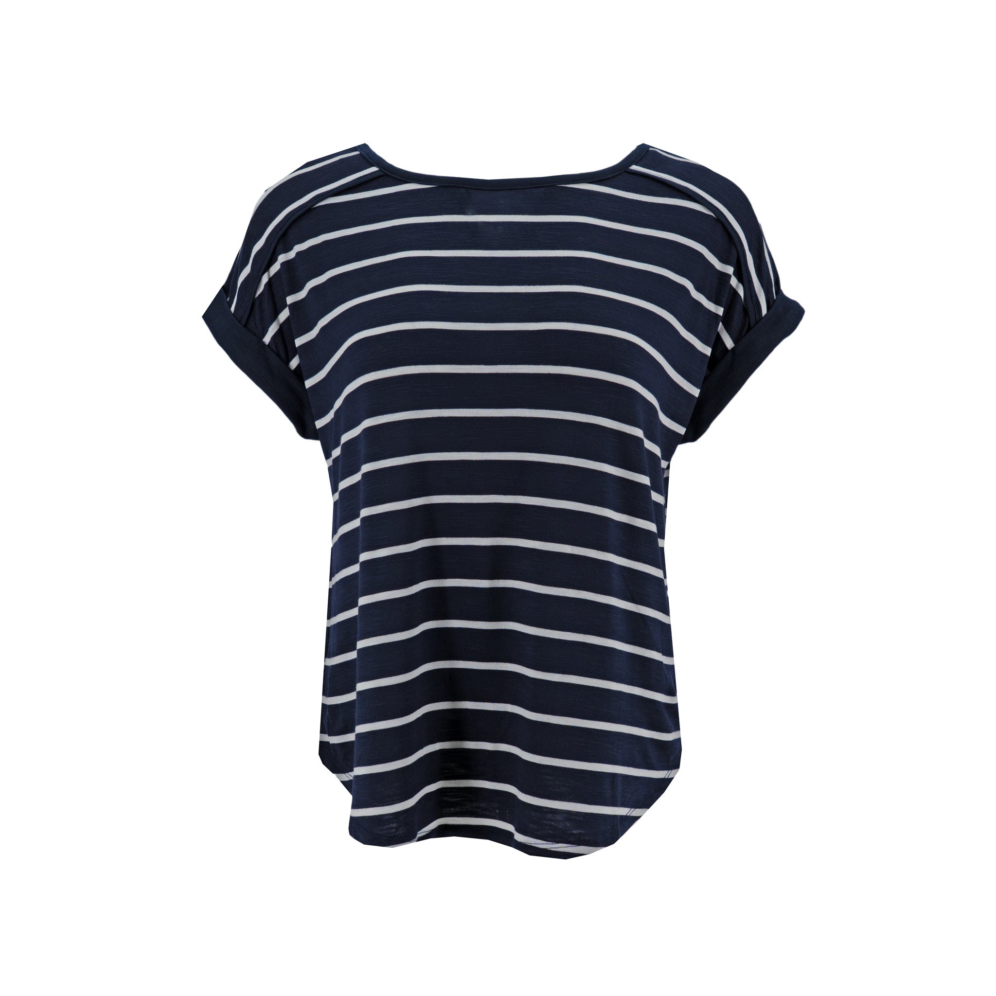 Blusa Cable & Gauge Mangas Cortas Rayas para Damas