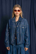 CHAQUETA BOMBER CHAMBRAY B-M 8047.