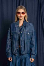 CHAQUETA BOMBER CHAMBRAY B-M 8047.