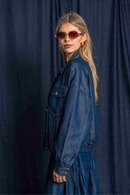 CHAQUETA BOMBER CHAMBRAY B-M 8047.