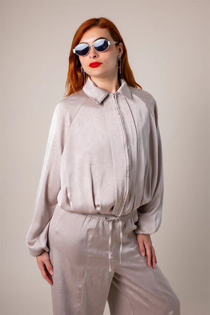 BH CHAQUETA BOMBER FLUIDA SATIN 8417.